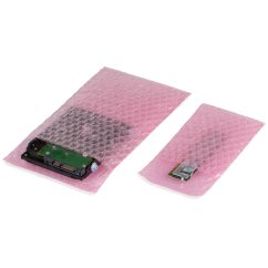 Pochette à bulles d' air ANTISTATIC rose