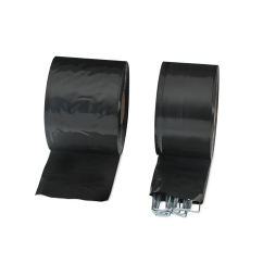 Gaine plastique en LDPE 100 microns noir