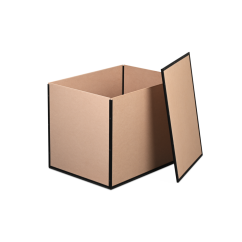 Caisse en bois pliante avec couvercle, clipsable