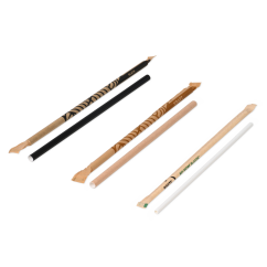 Paille à boire en papier enveloppée
