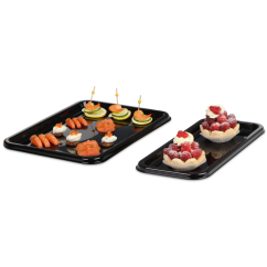Plateau traiteur en rPET, rectangulaire