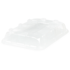 rPET dom-couvercle pour le plat
