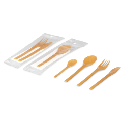 couverts réutilisables en WPC