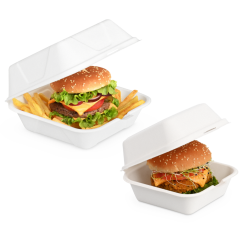 Boîte burger en bagasse