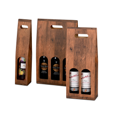Carton porte-bouteilles vintage
