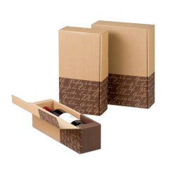 Carton cadeau pour bouteilles LIFE