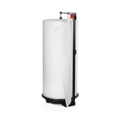 Dérouleur vertical avec dispositif de coupe universel