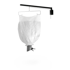 Bras pivotant avec dispositif de remplissage à monter au mur