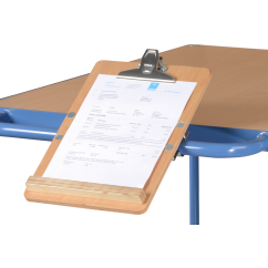 Porte-bloc avec clip de support