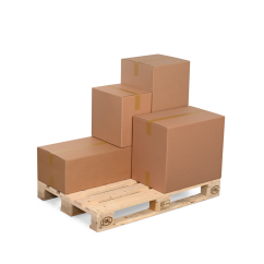 Boîte pliable optimisé pour les palettes