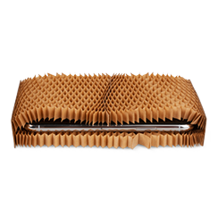 Gaines filet protectrices, manchons en carton ondulé extensibles