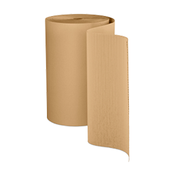 Carton ondulé en rouleau