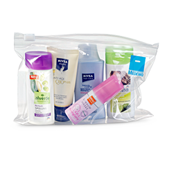 Sachets plastique à curseur et cordelettes