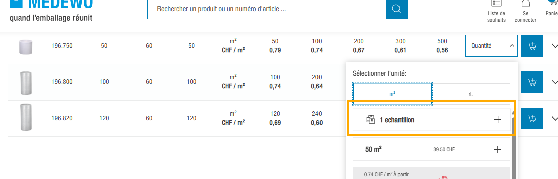 le tableau de commande