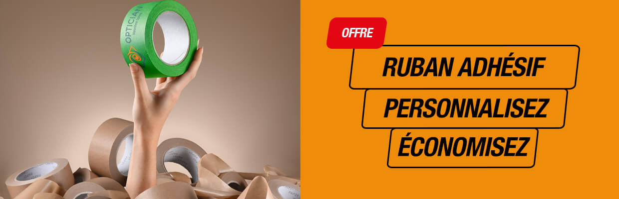 Faire imprimer votre design sur votre ruban adh&eacute;sif et &eacute;conomiser de l'argent