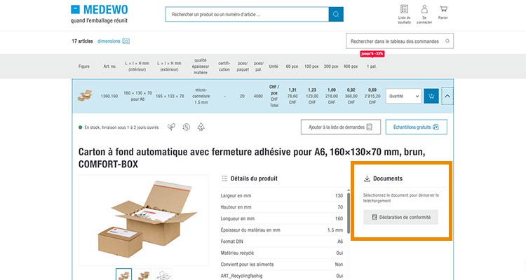 notre tableau de commande