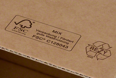FSC-MIX-zertifizierte Schachtel