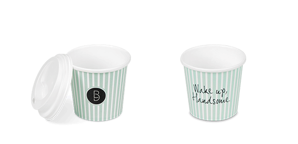 Imprimer les gobelets en carton de Bite Delite