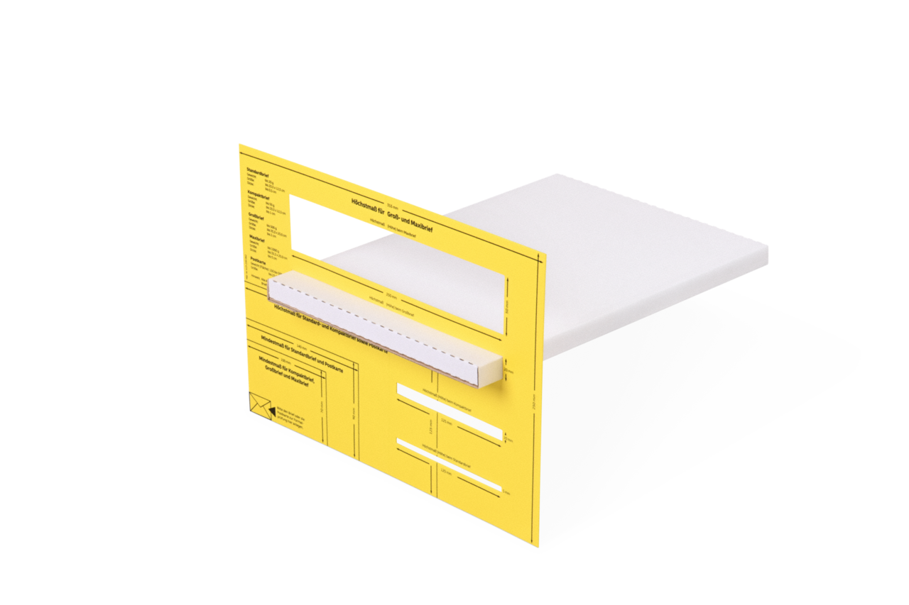 Flachverpackung / Kalenderverpackung weiss