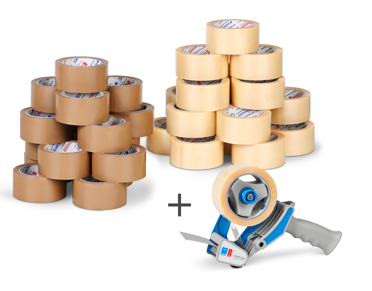Selbstklebeband Sets PVC stark 36 Rollen + Handabroller