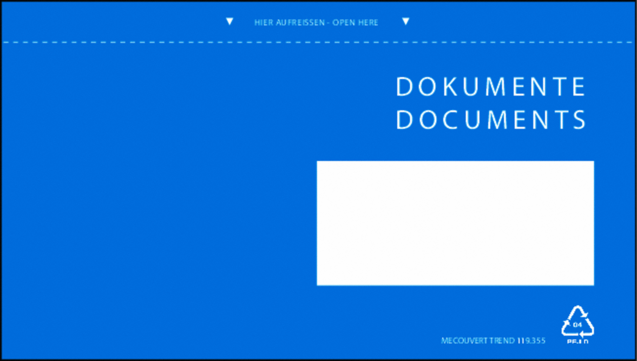 Dokumententaschen MECOUVERT® TREND DIN lang (C6/5)
