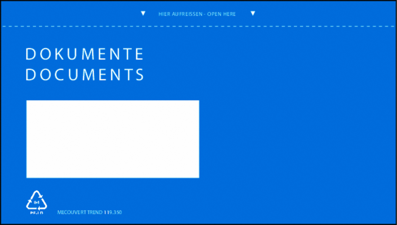Dokumententaschen MECOUVERT® TREND DIN lang (C6/5)
