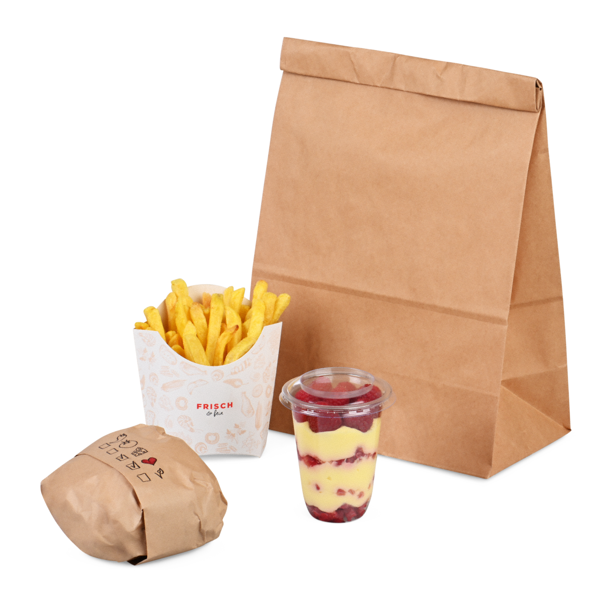 Lunchbag aus Kraftpapier