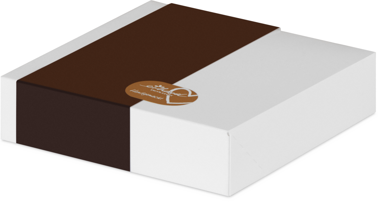Mit individuell bedruckten Etiketten lässt sich die Schachtel im Handumdrehen in eine dezent werbende Verpackung verwandeln.