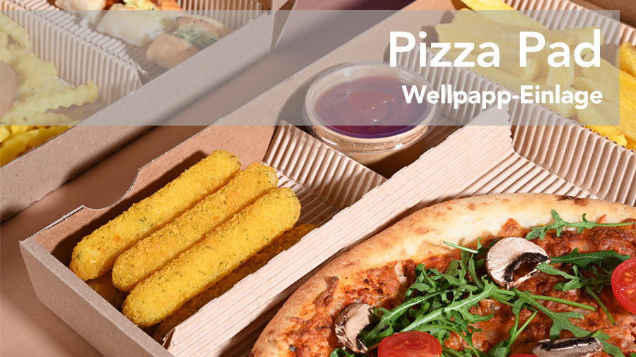 Pizza Pad Wellkarton-Einlage
