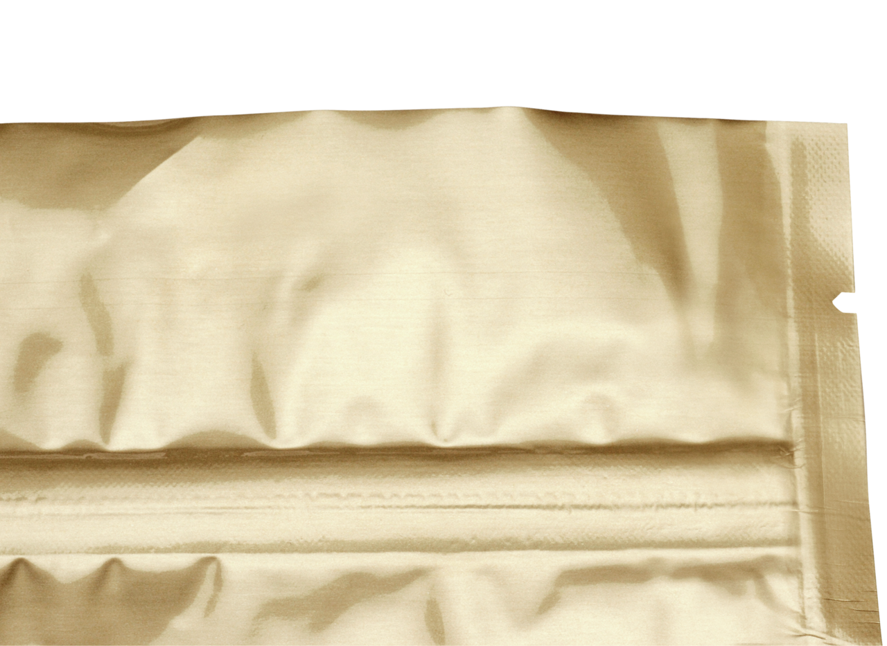 Mit Einreisskerbe, Laserperforation und Druckverschluss für schnelles einfaches Öffnen und Schliessen des Beutels.