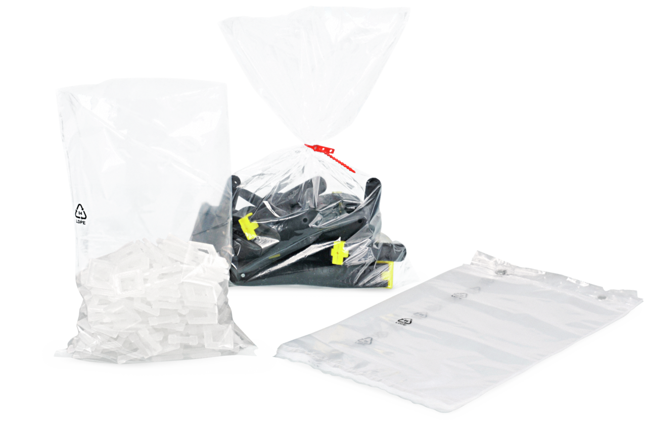 Flachbeutel aus LDPE geblockt
