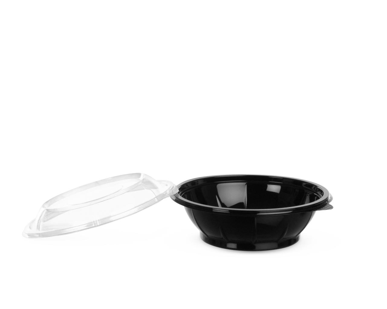 Salatschale aus rPET LIGHT rund & Deckel