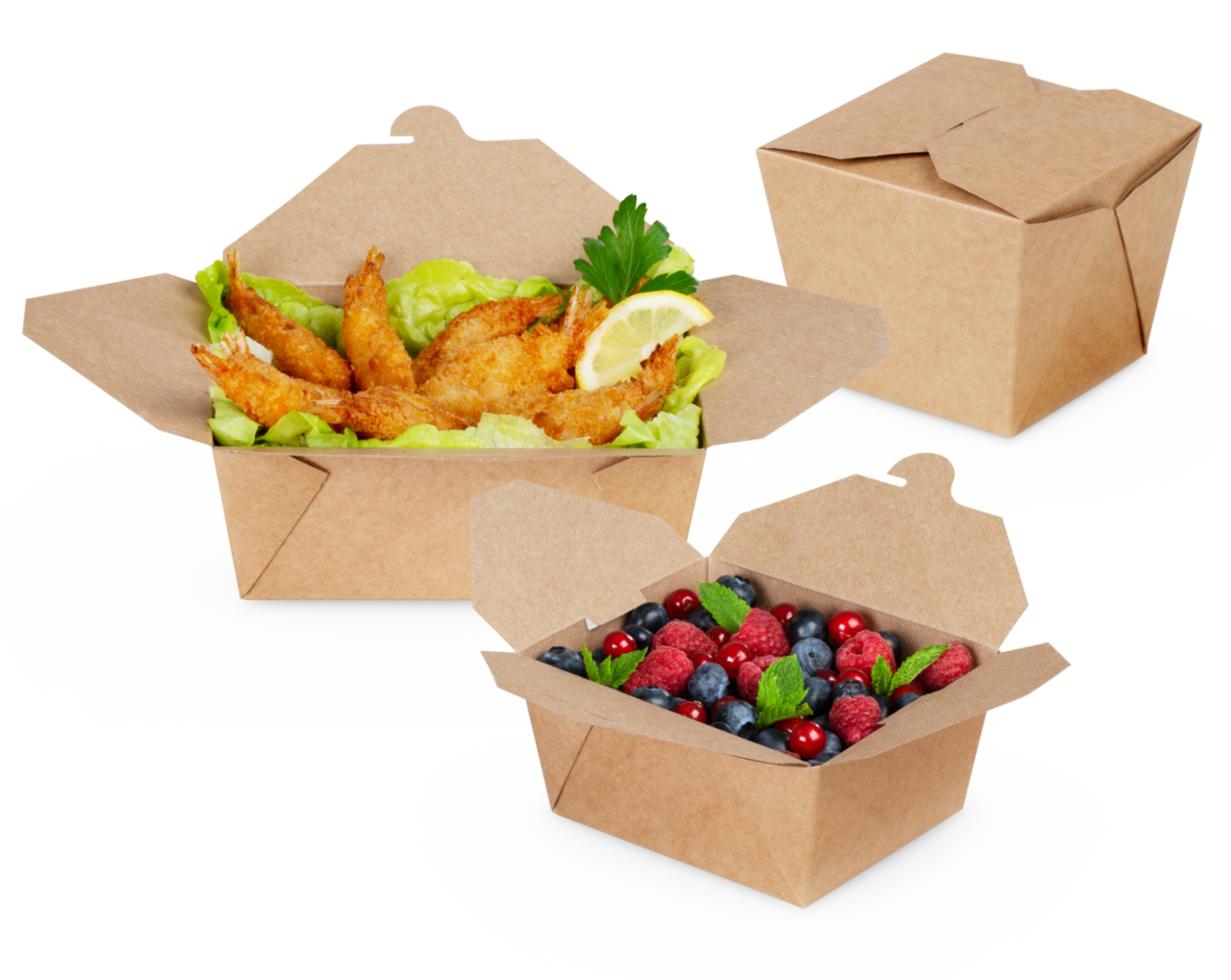 Mitnahmebox eckig braun 