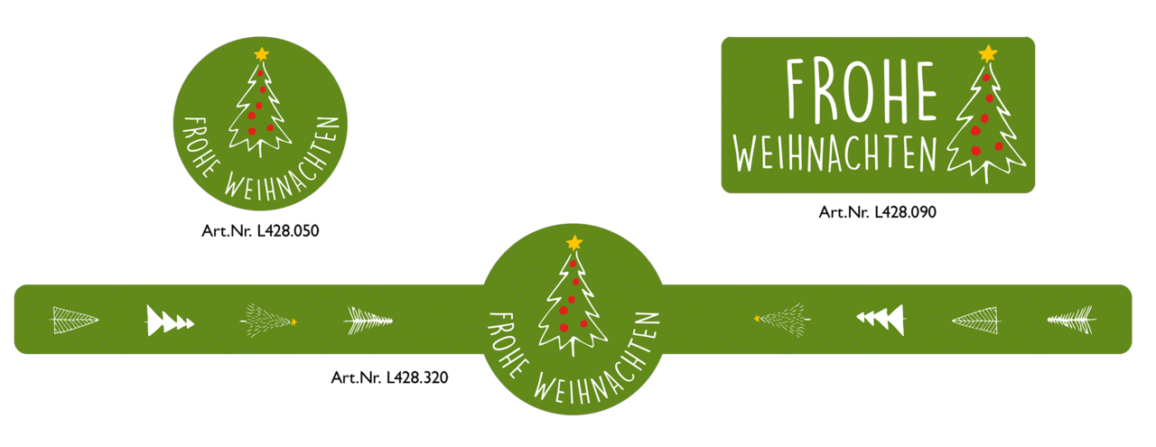 Schalen und mehr verschliessen und verzieren Sie zur Weihnachtszeit ansprechend mit dem Design «Waldweihnacht» – in unserem Web-Shop in 3 Ausführungen erhältlich