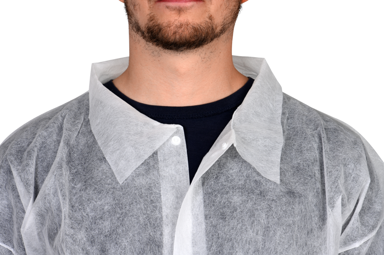 Besucherkittel PP-Vlies, weiss