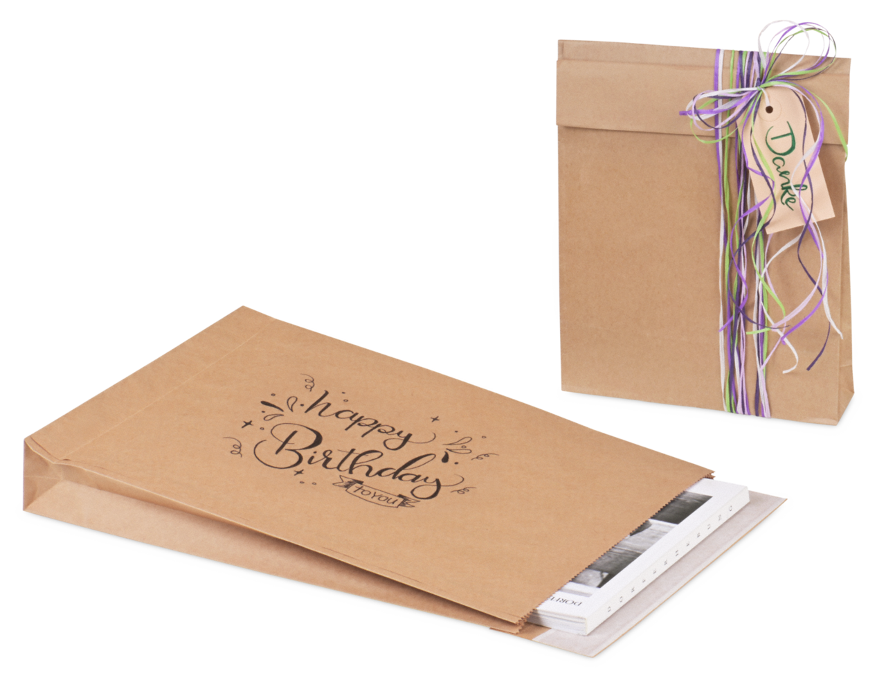 Geschenkbeutel aus Kraftpapier