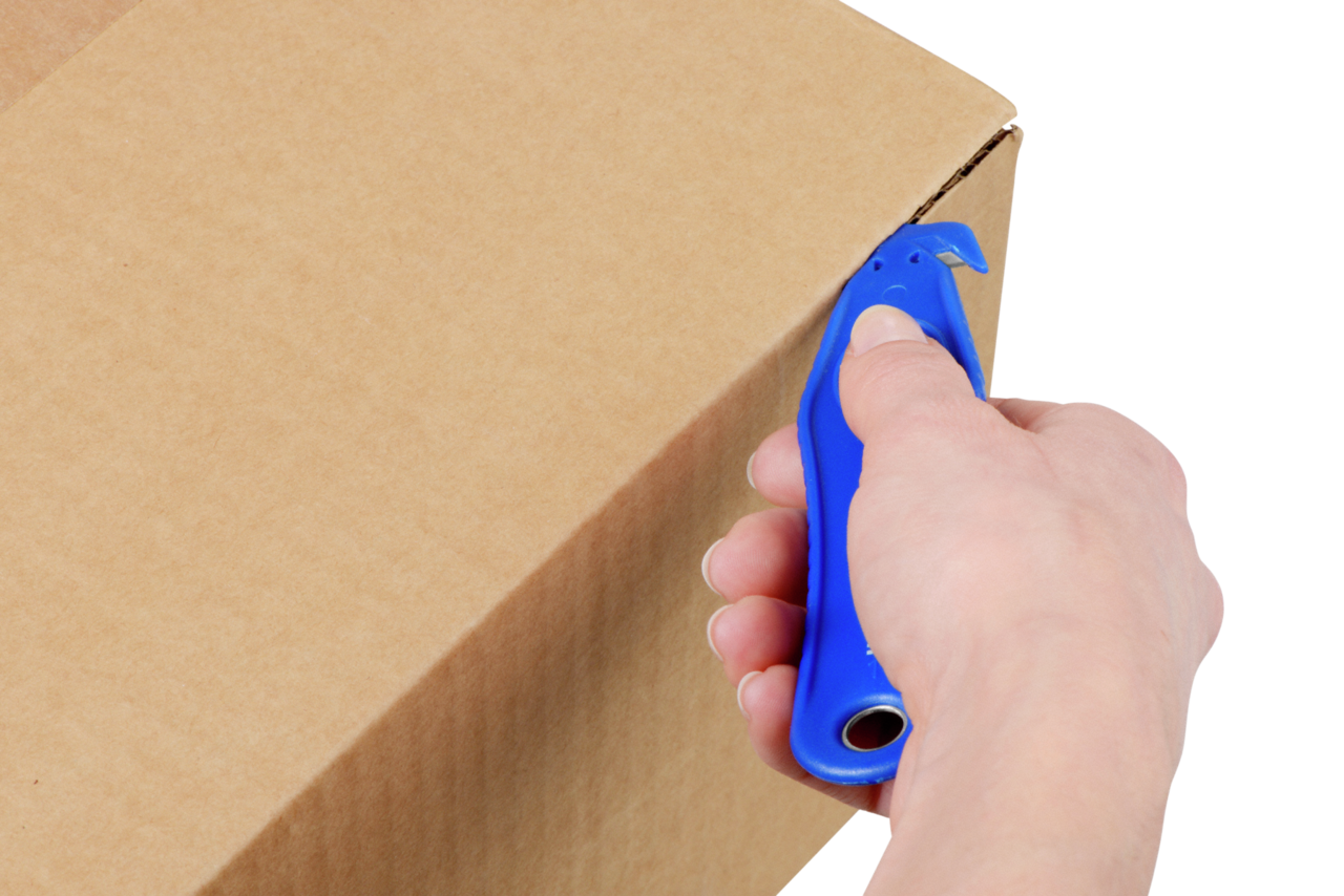1-wellige Kartonagen aufschneiden oder zerkleinern