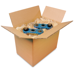 Faltschachtel 3-wellig, braun