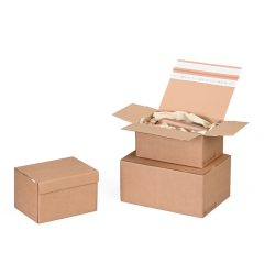 Versandkarton COMFORT-BOX RETURN wiederverschliessbar