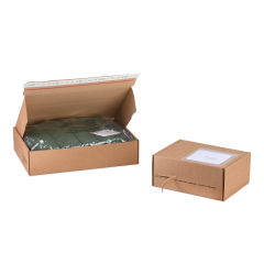 Klappschachtel mit Selbstklebeverschluss