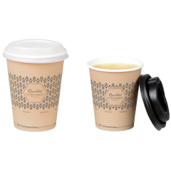 Heissgetr&auml;nke-Becher PLA-beschichtet &laquo;Genuss&raquo;