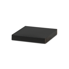 Deckel zu Geschenkschachtel 200&times;200&times;30 mm, schwarz