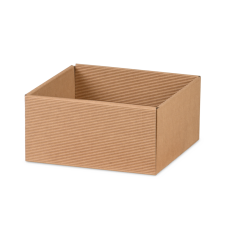 Boden zu Geschenkschachtel 250&times;250&times;120 mm, natur