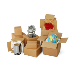 Faltschachtel mit quadratischem Boden