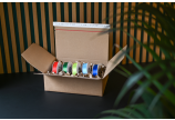 Versandkarton für SmallPac-Sendungen mit Selbstklebeverschluss