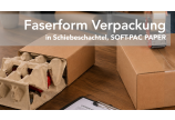 Faserform Verpackung in Schiebeschachtel SOFT-PAC PAPER