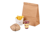 Lunchbag aus Kraftpapier