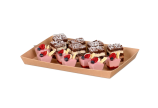 äusserst stabil und bereits aufgerichtet – auch für Torten und Patisserie geeignet