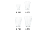 Trinkglas aus PS