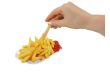 Pommesgabeln sind ideal für kleine Imbiss-Speisen